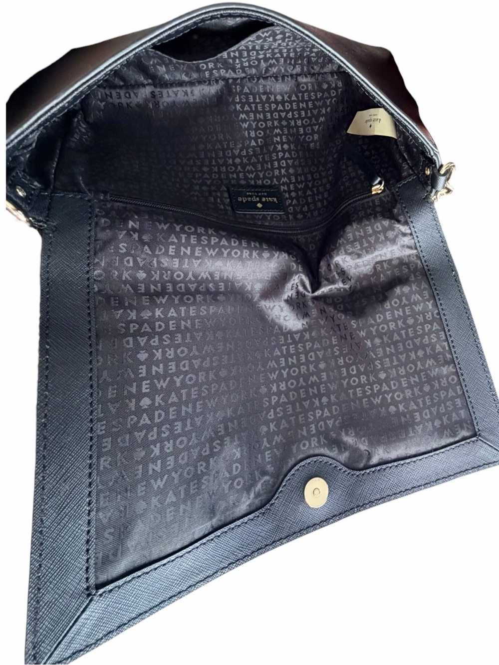 kate spade Black Crossbody Bag with Gold Chain Strap - Picture 7 of 7